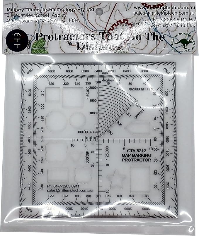 Map Marking Protractors