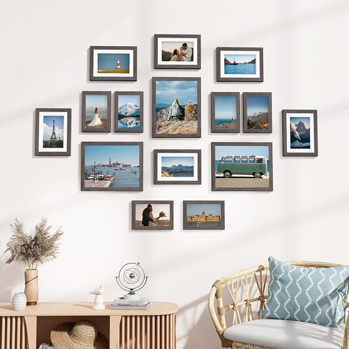 Vittanly 15 Pack Picture Frames Collage Wall Decor - Image 7
