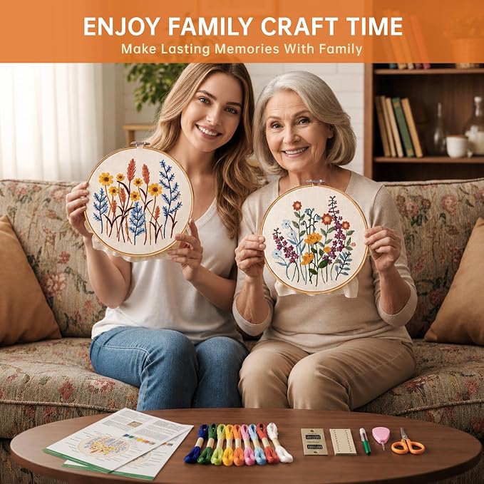 CYANFOUR 5 Pack Beginner Embroidery Kit - Image 5