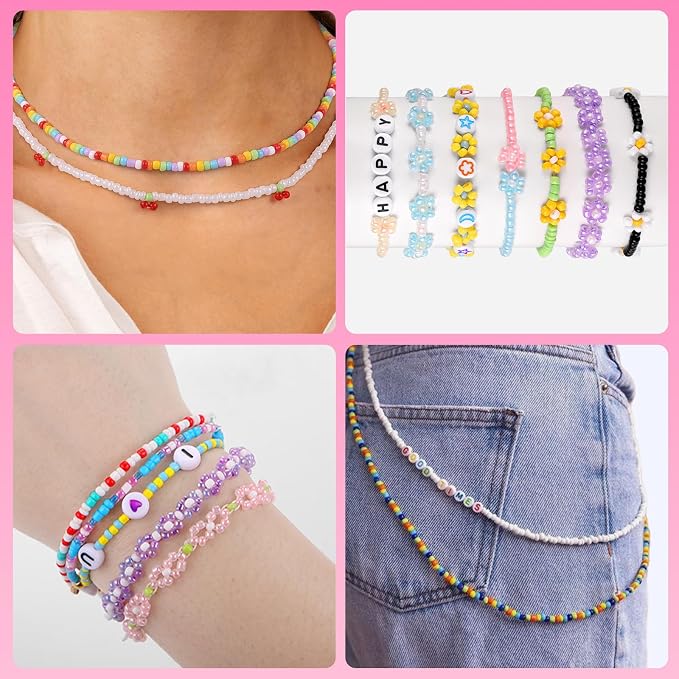 Funtopia 34000pcs+ 3mm Seed Beads - Image 5