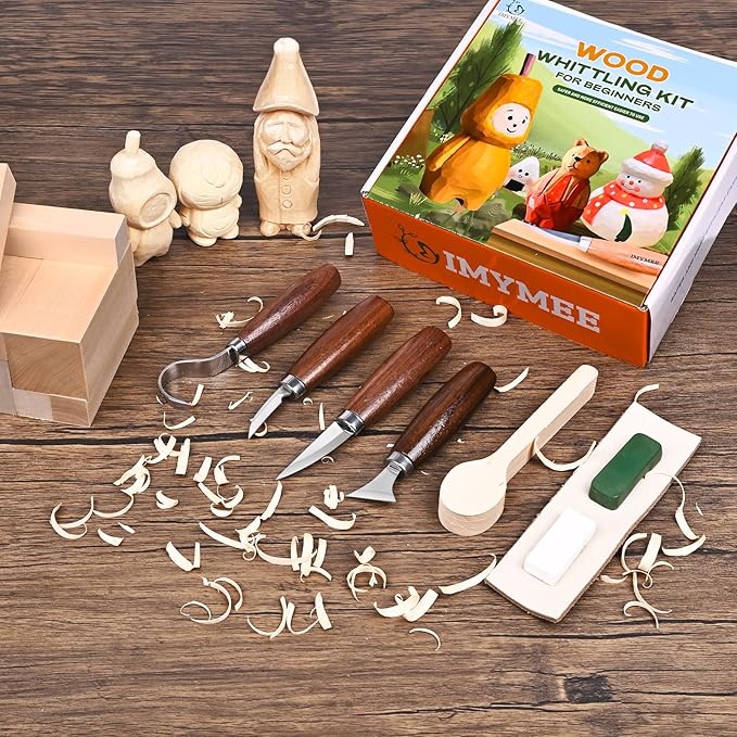 IMYMEE Wood Whittling Kit for Beginners-Complete Whittling Set - Image 6