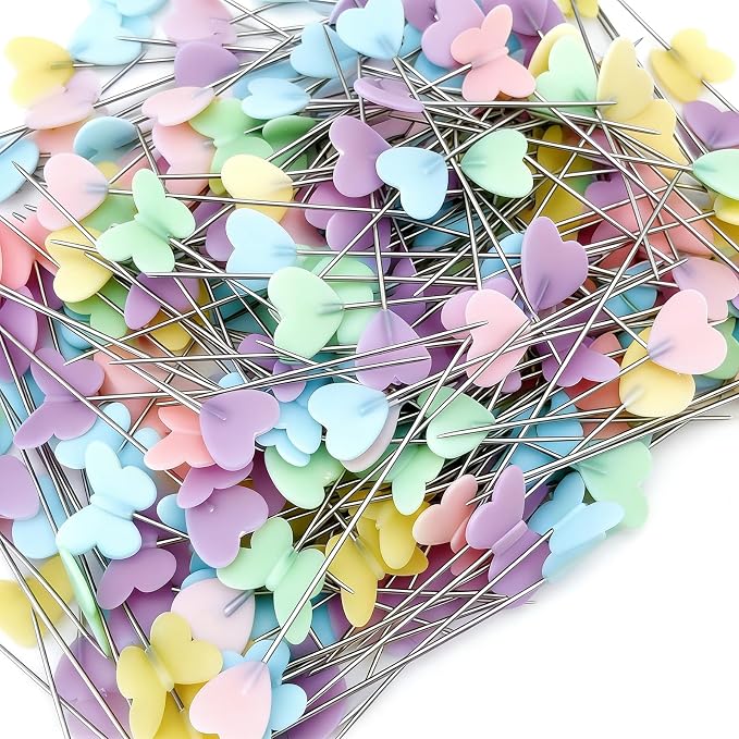 Elisel 200 pcs Multicolor Straight Pins Straight Quilting Pins Craft - Image 4
