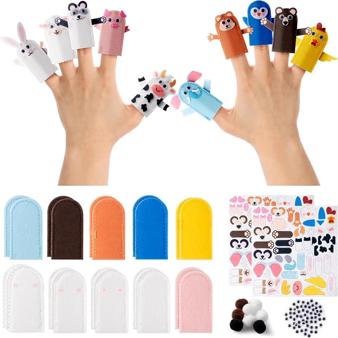 COcnny Animal Finger Puppets Crafts by COcnny