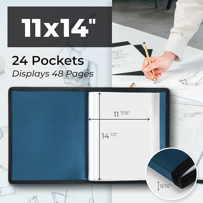 Dunwell 11x14 Art Portfolio Binder - Image 2