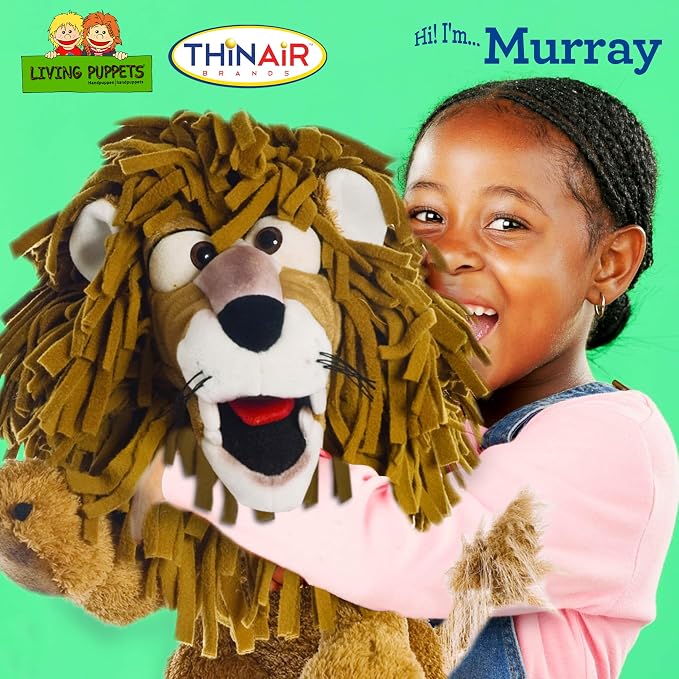 Living Puppets 17-Inch Lion Hand Puppet - Image 3