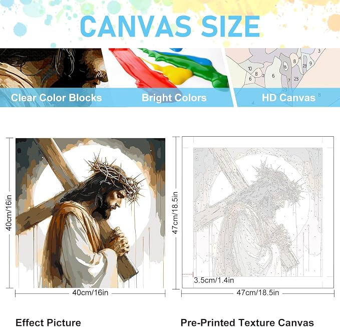 Paint by Numbers Kit for Adults - Image 3