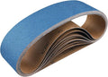 10-Piece 4 x 36 Inch 180 Grit Zirconia Sanding Belts, Heavy Duty Long-lasting Sanding Bands for Belt Sander, Rust Paint Removal, Wood Metal Grinding and Finishing
