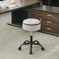 Vnity Stool with Wheels (Chair & Small Table in One) (Adjustable Tattoo Chair 20.67"-24.61"), Gray Stool for Desk with Storage