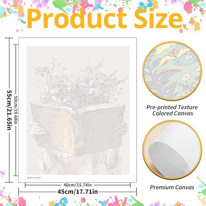 Mandun Book Paint by Numbers Kit - Image 3
