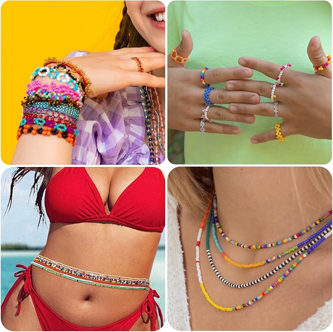 3mm Seed Beads, 39 Colors Glass Seed Beads - Image 2