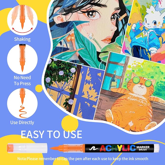 360 Colors Acrylic Paint Markers - Image 2