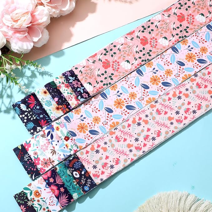 Hosuly 40 Pcs Vintage Floral Jelly Fabric - Image 3