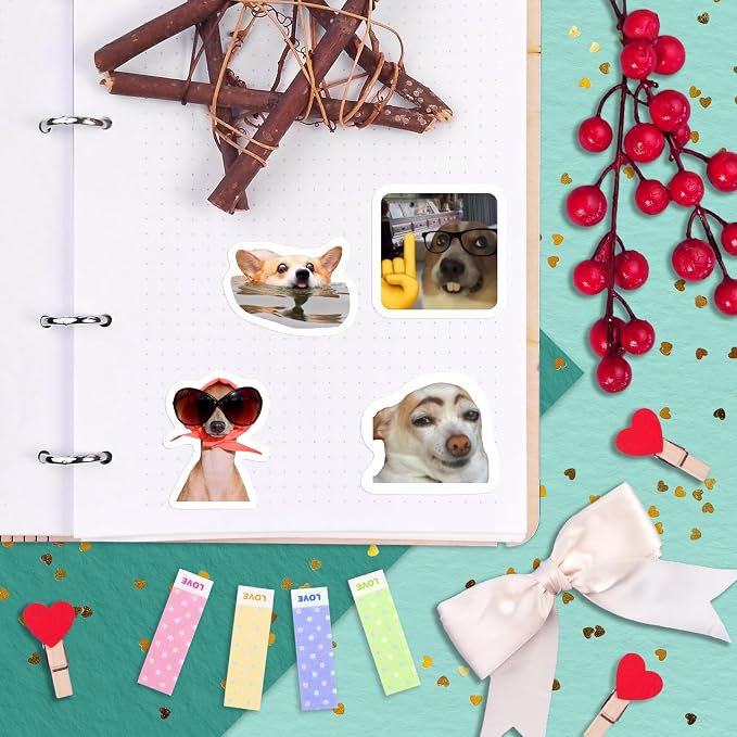100Pcs Dog Meme Stickers for Water Bottle, Laptop - Image 8