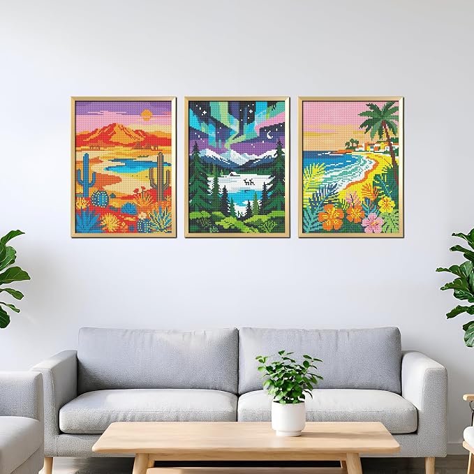 DOZEEZOP 6-Pack Diamond Painting Art Kits - Image 2