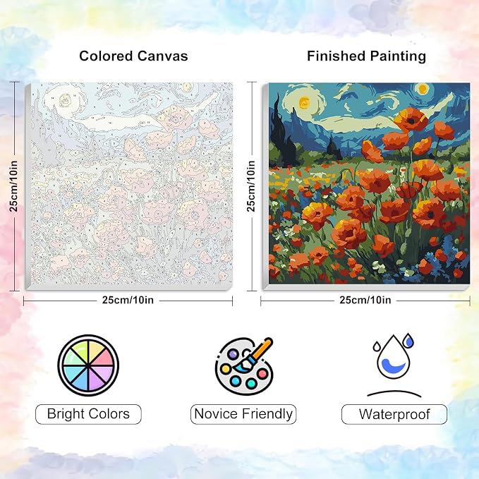Yezavesu Framed Paint by Numbers Kit - Image 3