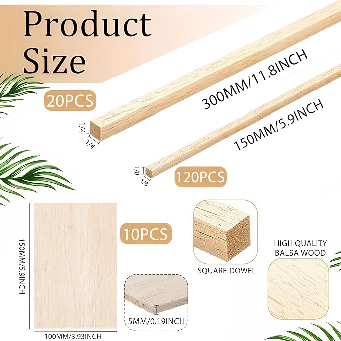 Premium Balsa Wood Craft Kit - Image 2