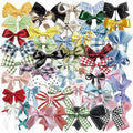 50pcs Transparent Colorful Bow Sticker, Vinyl Waterproof Cute Aesthetic Bows by Unknown