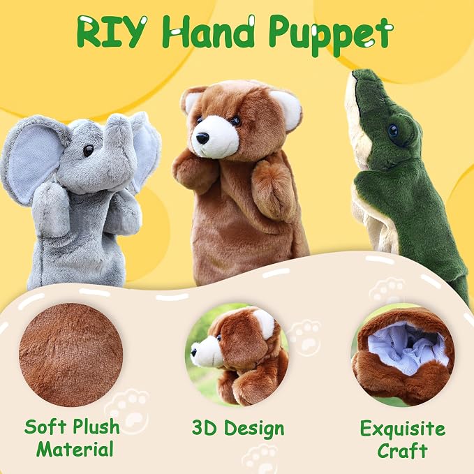 RIY Hand Puppets for Kids - Image 3