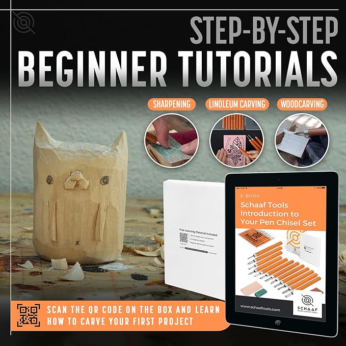 Beginner-Friendly Wood Carving Kit, Linoleum Carving, and Woodworking - Image 2