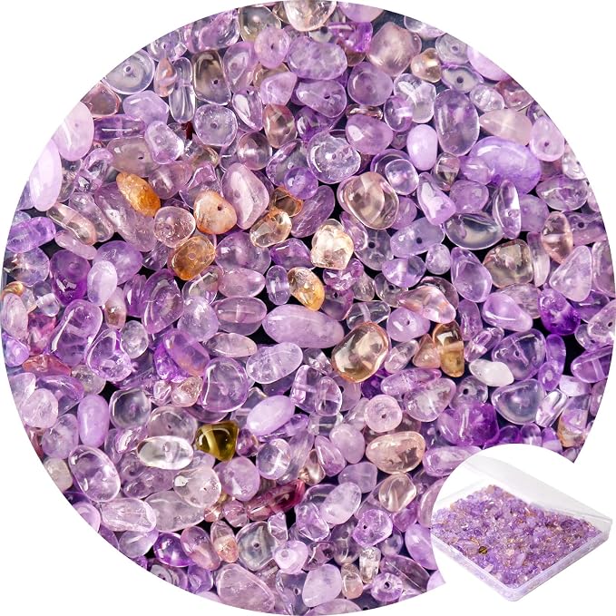 456 PCs Natural Chip Stone Beads, 5-8mm Irregular Multicolor Gemstones Loose by BONNY+BOXX