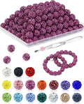 120PCS FIVEIZERO Fuchsia Rhinestone Beads by FIVEIZERO