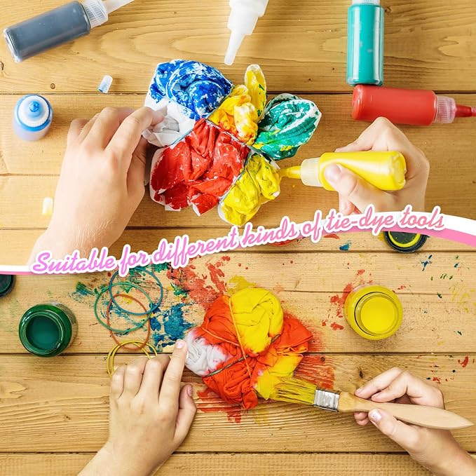 Chumia Cotton White Bandana for Tie Dying Bulk Blank Solid Handkerchiefs Unisex - Image 4