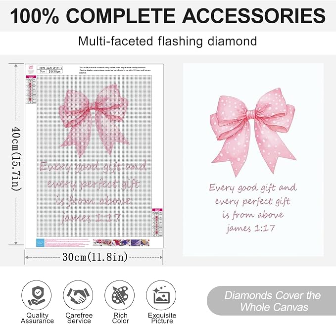4Pack Coquette Diamond Art Kits - Image 6