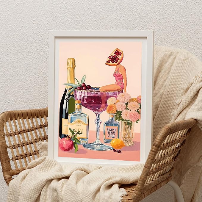 Cocktail Diamond Art Kits for Adults, 5D DIY Diamond Painting Kits for Beginner - Image 4