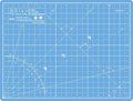 Elan Cutting Mat A4 Blue, Self Healing Cutting Mat 9x12 Inch, 5-Ply Craft Board by Elan