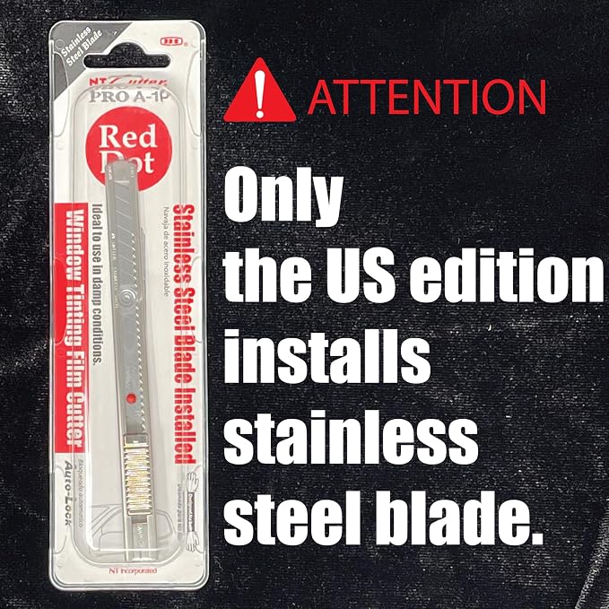 NT Cutter PRO Auto-Lock Stainless Steel Utility Knife 9mm - Image 2