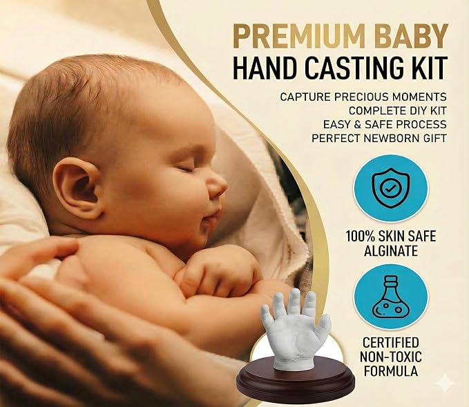 Hula Home Hand Casting Kit for Couples or Family - Image 3
