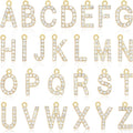SANNIX 26Pcs Letter Charms, Full Rhinestone Letter Charms by SANNIX