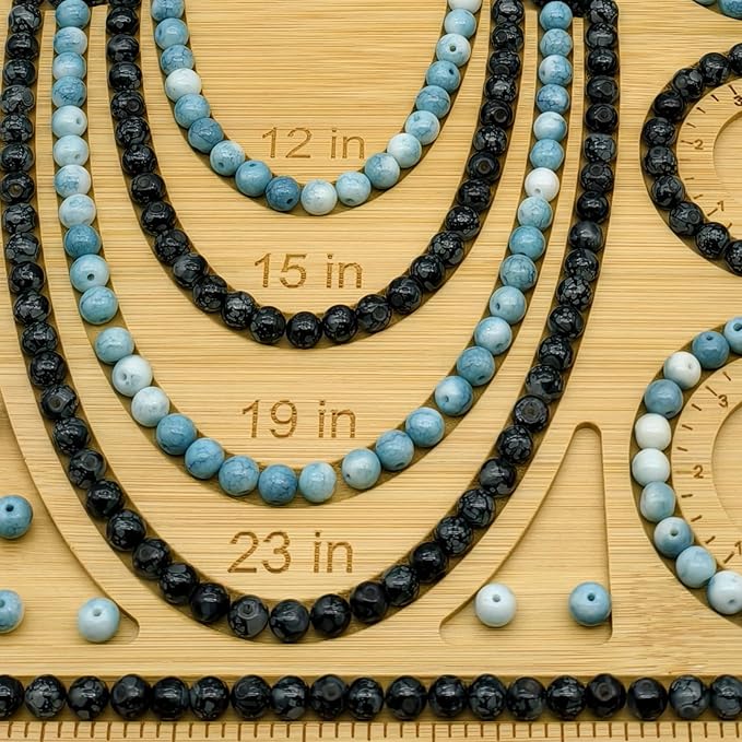 Petoysoso Bead Boards for Jewelry Making, Bamboo Beading Board for Bracelet & - Image 5