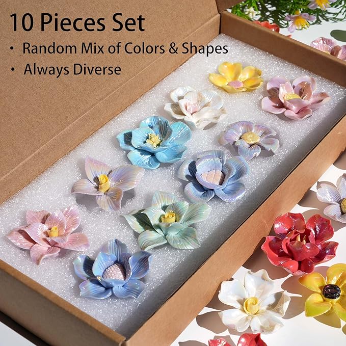 Lanyani Ceramic Flower Mosaic Tiles - Image 7