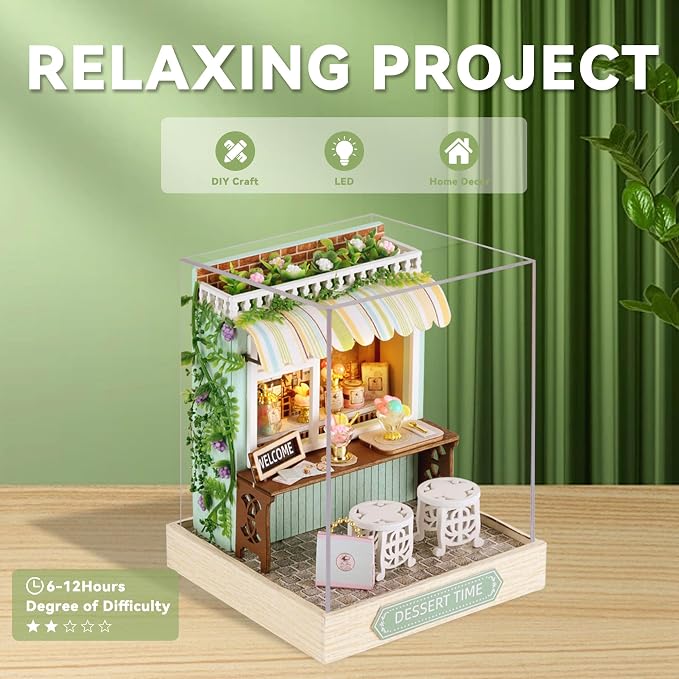 Flever Dollhouse Miniature DIY House Kit Creative Room - Image 9