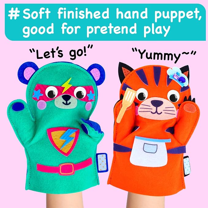 EZCRA Unicorn Hand Puppet Making Kit - Image 5