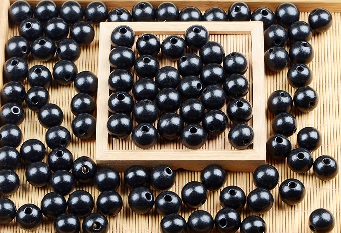 AD Beads Large Hole Wood Spacer Wooden Jewelry Making Bracelet Necklace - Image 4