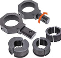 LAMPHUS Off-Road ATV UTV Light Bar Mounts Mounting Bracket Clamp Kits [1"/1.5"/1.75"/2" Inch] [360-Degree] [2 x Stud Size] Aluminium Unit Bull Roll Cage Clamps Mount