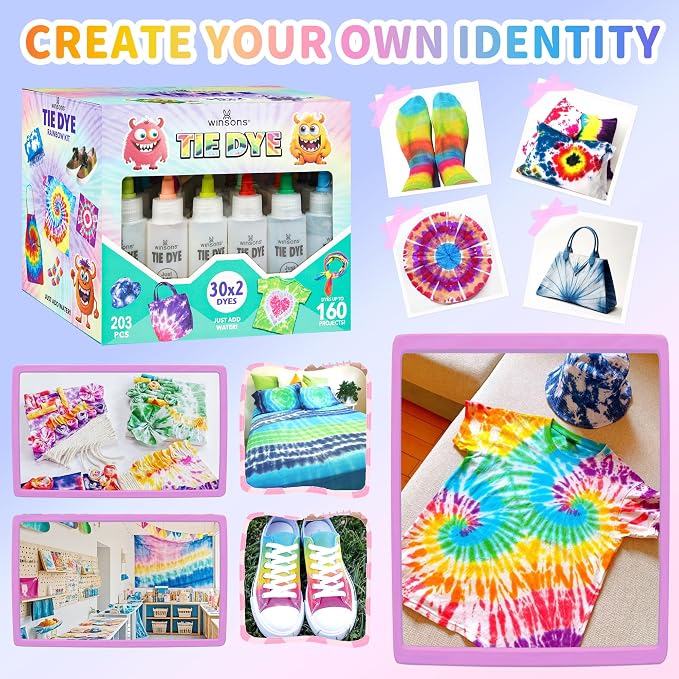30 Colors Tie Dye Kit, Tie Dye Set - Image 3