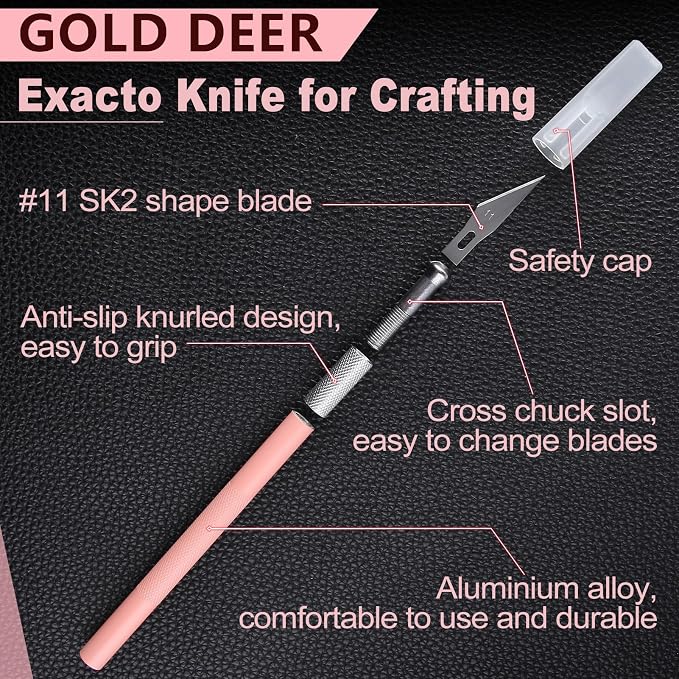Exacto Knife for Crafting Precision Carving Hobby Knife Kit - Image 6