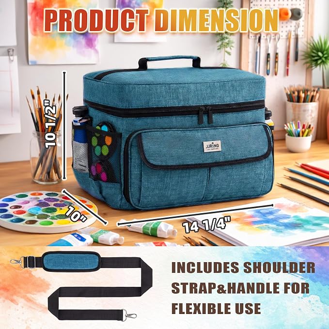 JJRING Acrylic Paint Organizer Bag - Image 2