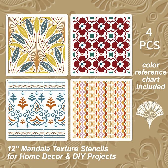 Wall Stencils for Painting Large Pattern, Exquisite Mandala Designs for Wall - Image 6