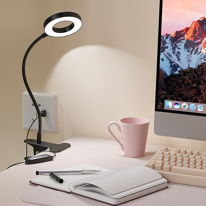Foneso Desk Lamp Clip on Light, 48 LED USB Lamp - Image 9