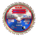 Demolition Circular Saw Blade Woodworking TA Series, 7-1/4" 24 Tooth 5/8" Arbor, Demolition/Frame, Special Anti-Thermal Adhesion Coating on Cutting Head -TA, DEM 7-1/4" 24T-TA