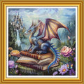 Foxhool Stamped Cross Stitch Kits, 11CT Printed Cross Stitch Pattern Full by FoxhoolBeginnersCrossStitchKits