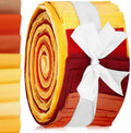 Hosuly 40 Pcs Gradient Orange Fabric Fall Jelly Quilting Strips Yellow Orange by Hosuly