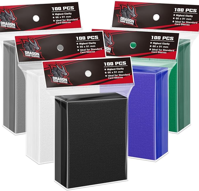 500 Count Matte Card Sleeves Top Loaders by VKshop