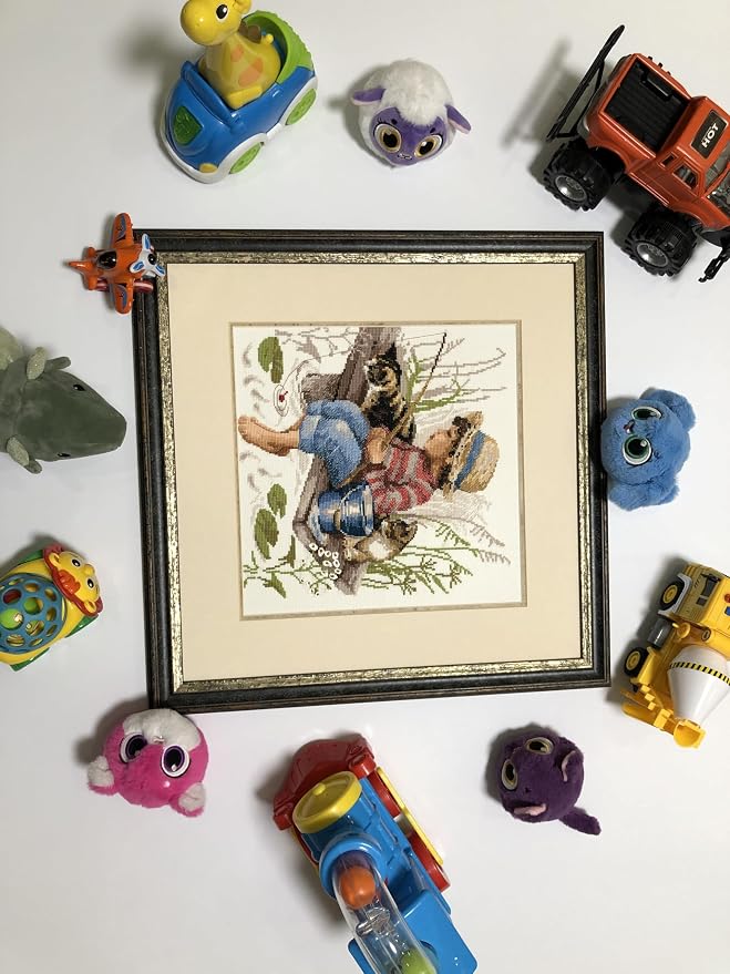 RIOLIS - Let's Go Fishing 1470, Cat Lovers Cat Cross Stitch Kits 11, Cross - Image 7