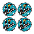 5-1/2 Inch Miter/Table Saw Blades 4pcs, 48 Teeth ATB TCT Fine Finish Wood Cutting Circular Saw Blade with 5/8 Inch Arbor