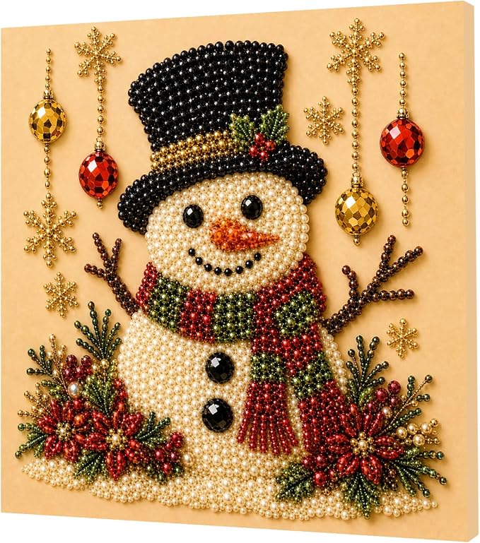 POETRYDRAW Christmas Decor Angel Pearl Art Kit - Image 5